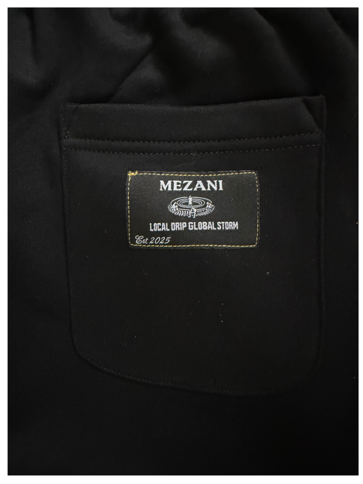 Midnight Black Statement Trackpants