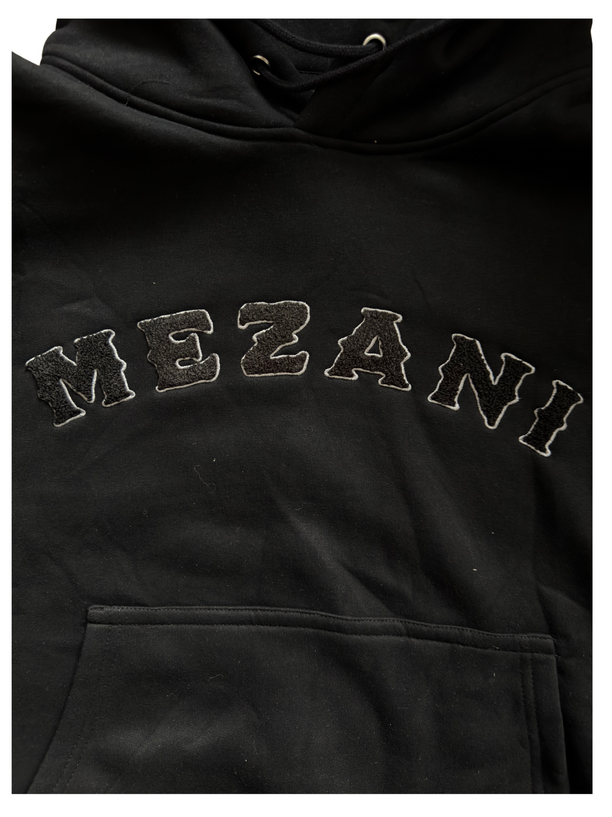 Midnight Black Statement Hoodie