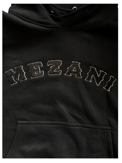 Midnight Black Statement Hoodie