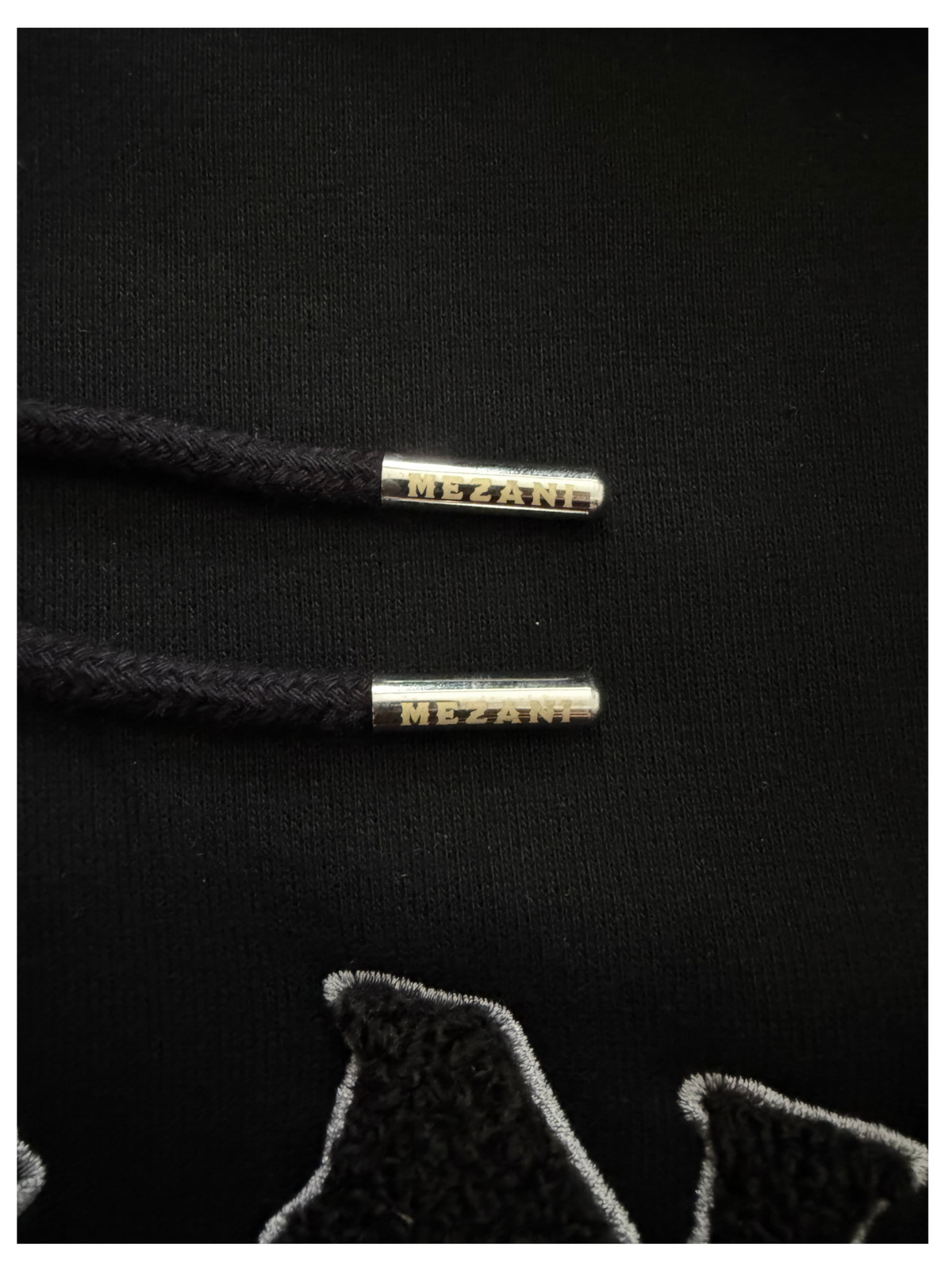 Midnight Black Statement Hoodie