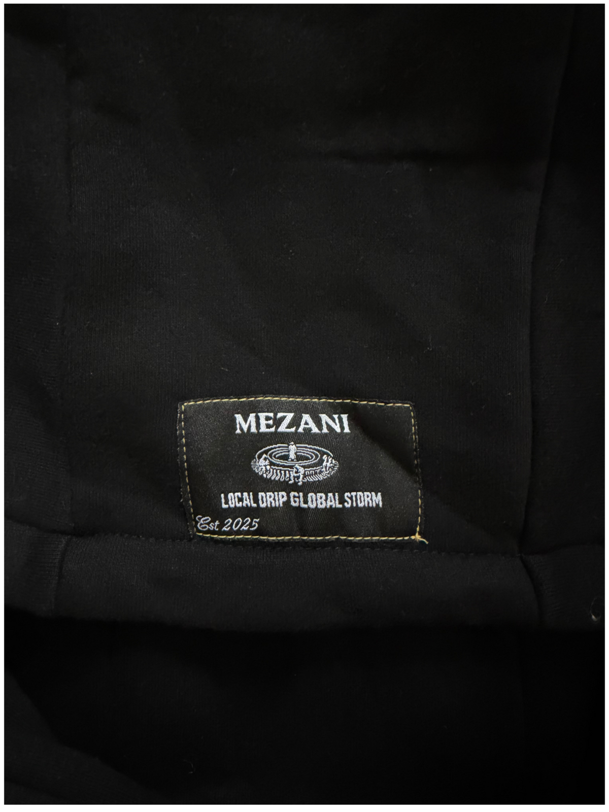 Midnight Black Statement Hoodie