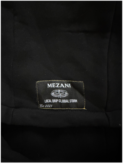 Midnight Black Statement Hoodie