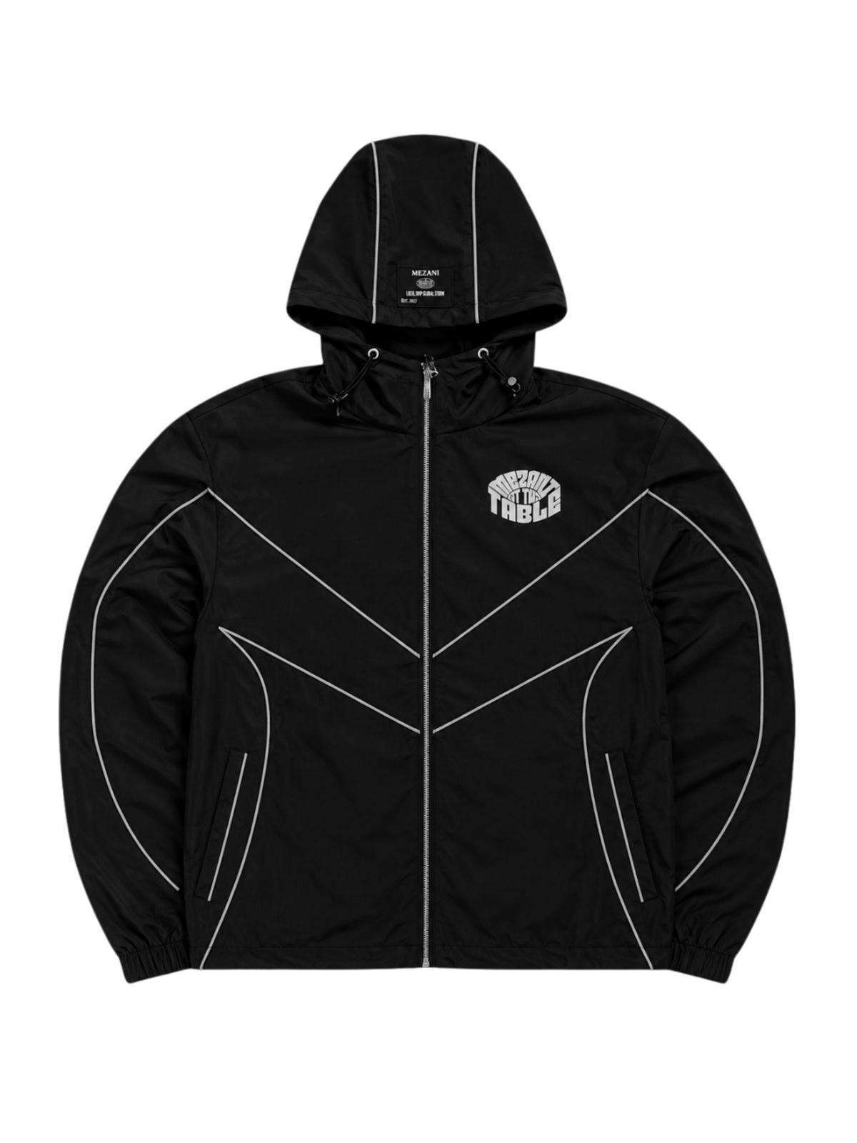Phantom Black Waterproof Nylon Jacket