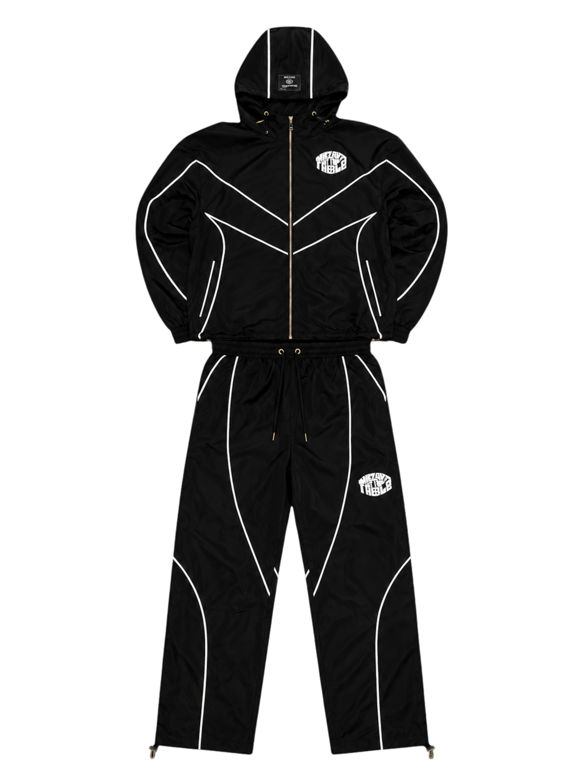 Phantom Black Waterproof Nylon Jacket
