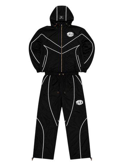 Phantom Black Waterproof Nylon Jacket