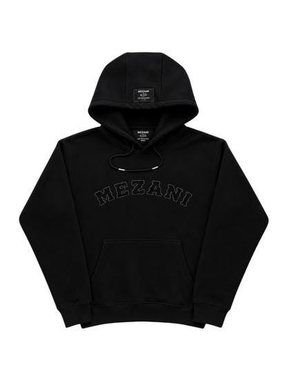 Midnight Black Statement Hoodie