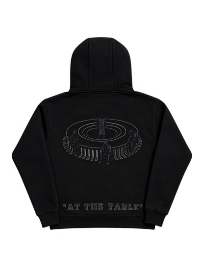 Midnight Black Statement Hoodie