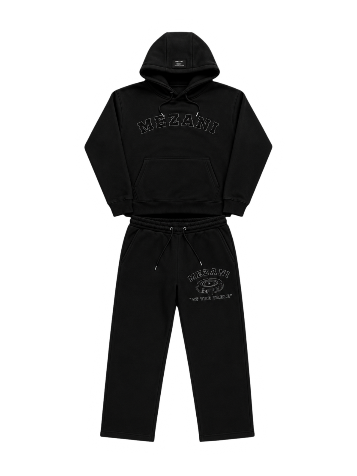 Midnight Black Statement Hoodie