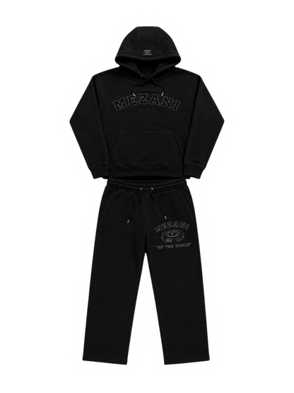 Midnight Black Statement Hoodie