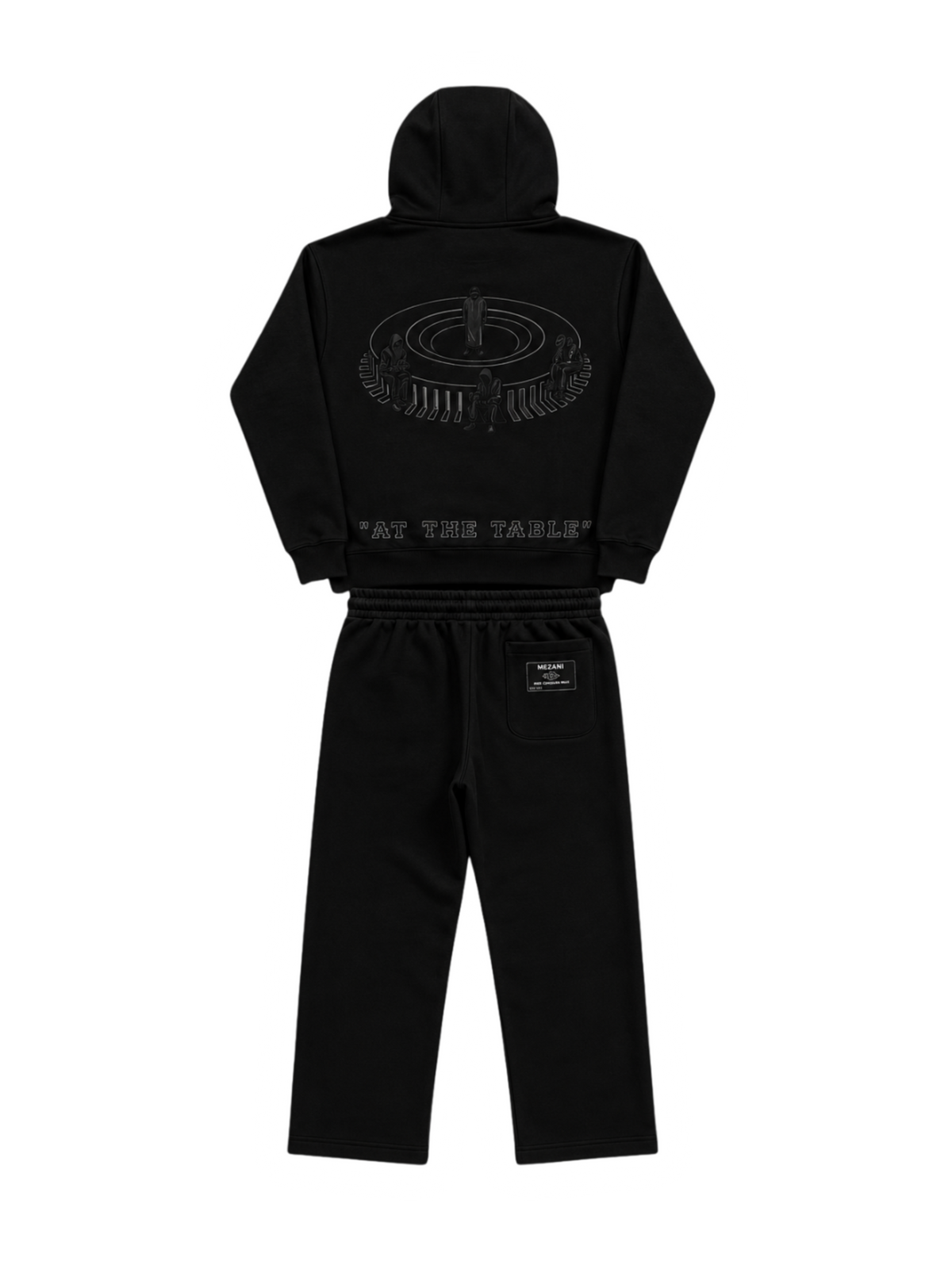 Midnight Black Statement Hoodie