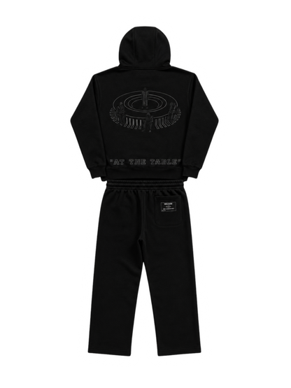 Midnight Black Statement Hoodie