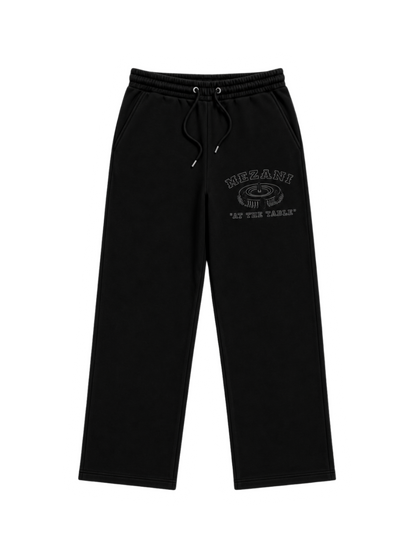 Midnight Black Statement Trackpants