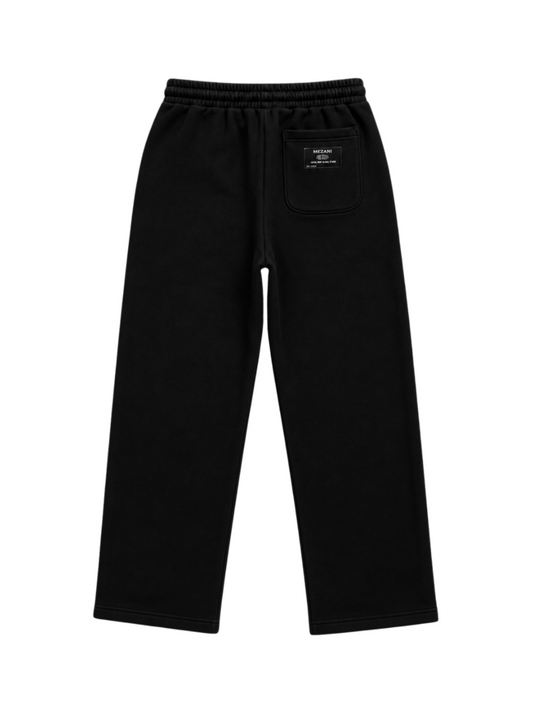 Midnight Black Statement Trackpants